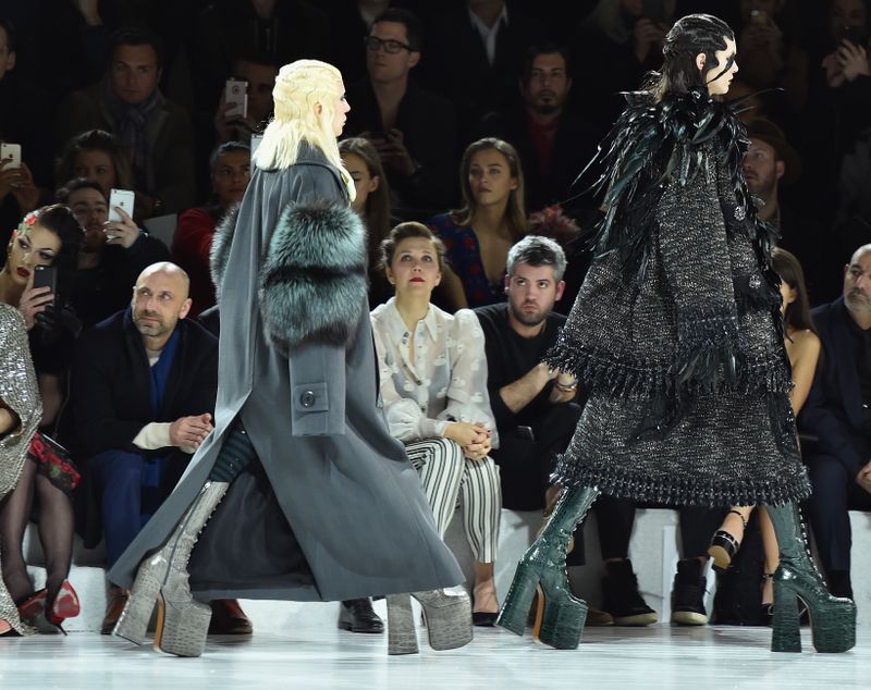 Lady GAGA on the runway at the Marc Jacobs Show!