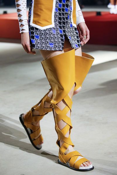You won't believe these shoes made it onto the runway!
