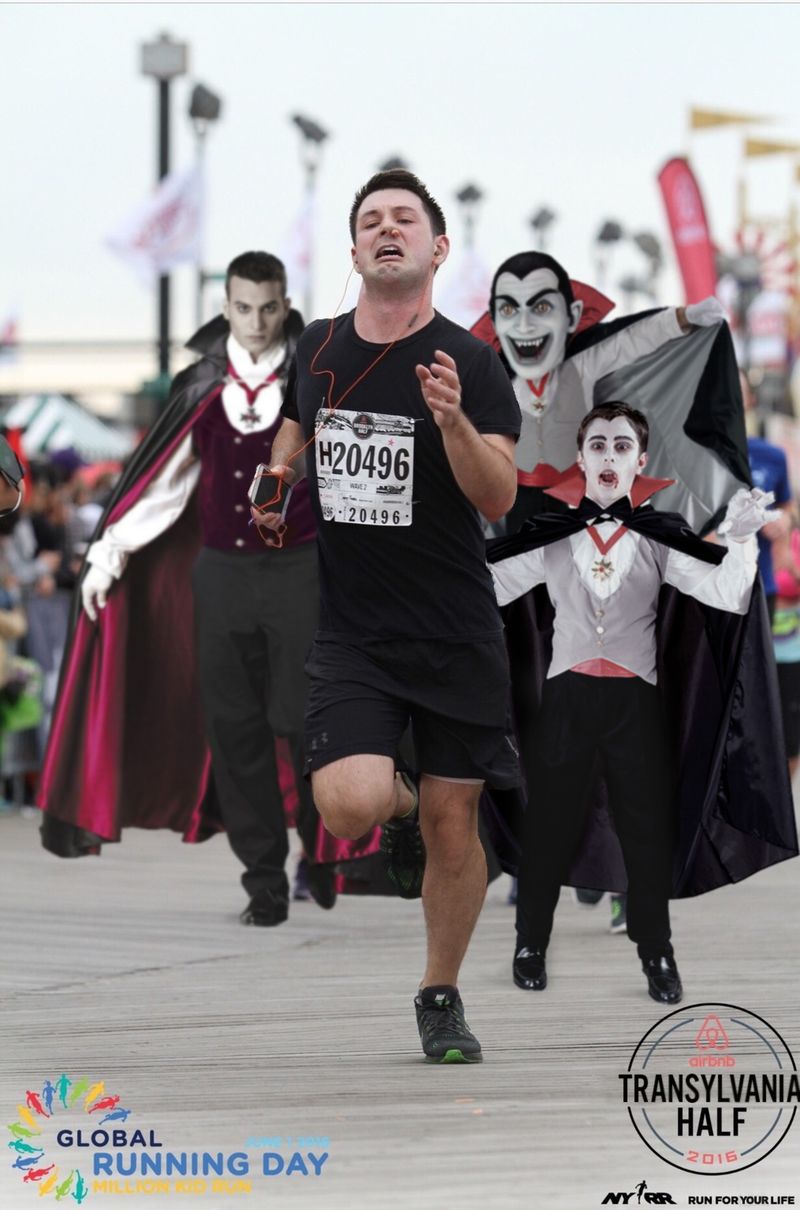The internet is having a lot of fun with this marathon runner's photo
