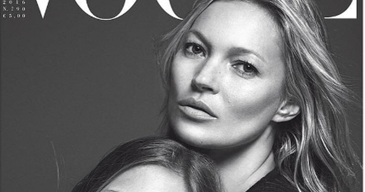 Kate Moss' daughter just stole the show on her first Vogue cover