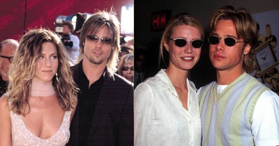 We Just Realised That Brad Pitt Always Looks Like Whoever He's Dating