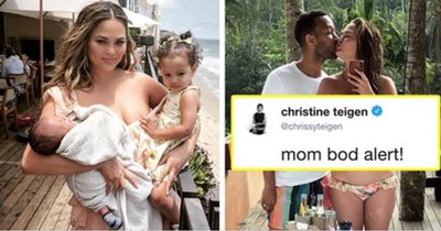 Chrissy Teigen Gets Real About Her "Mom Bod"