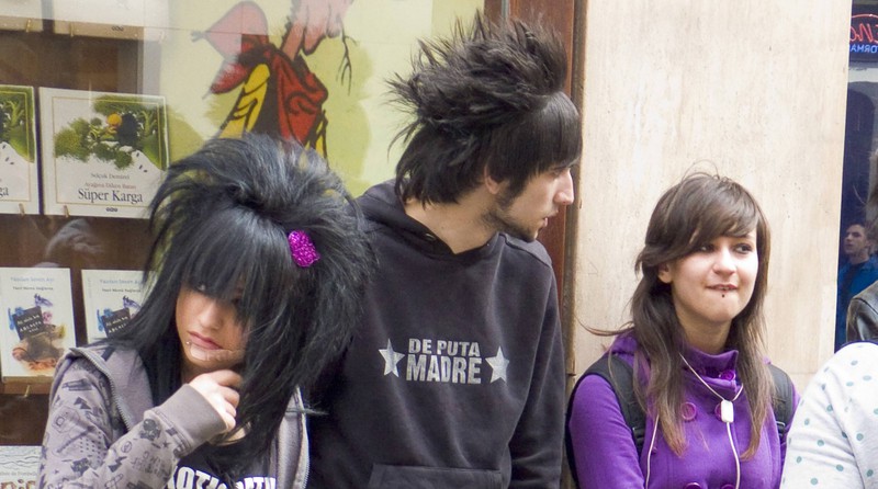 Emo hair was a huge trend in the 2000s.