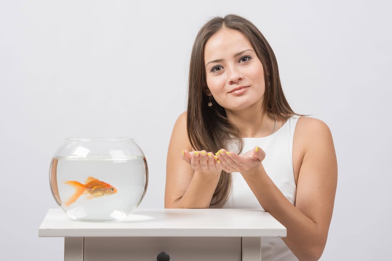 This woman uses her fish to get out of work.