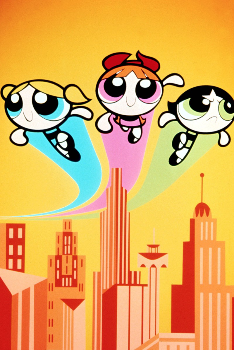 Kids loved to watch the "Powerpuff Girls".