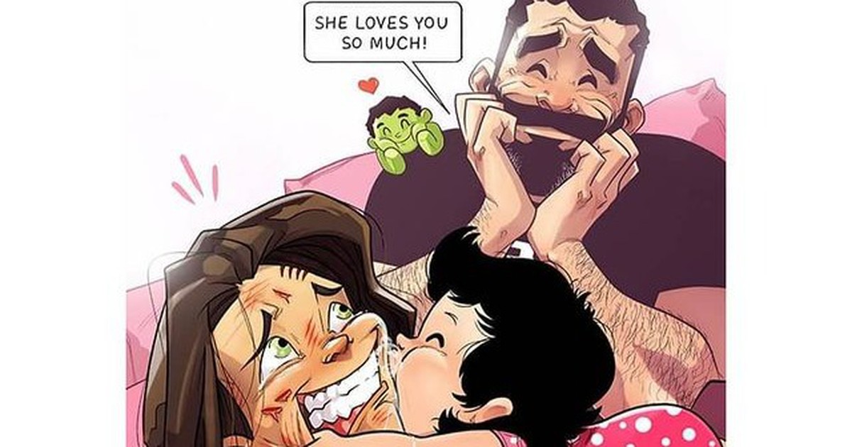 Comics Show Perfectly Adorable Moments of Life as First-Time Parents