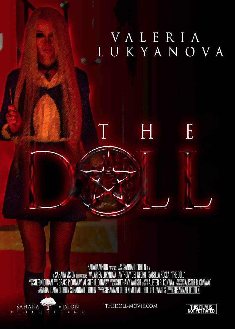 The real-life Barbie Valeria played a role in the horror movie "The Doll".