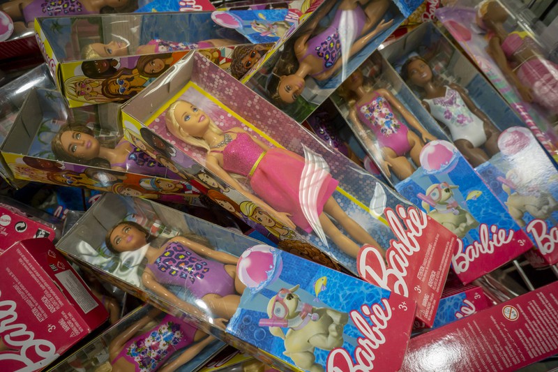 When we were children, we used to love to play with barbies.