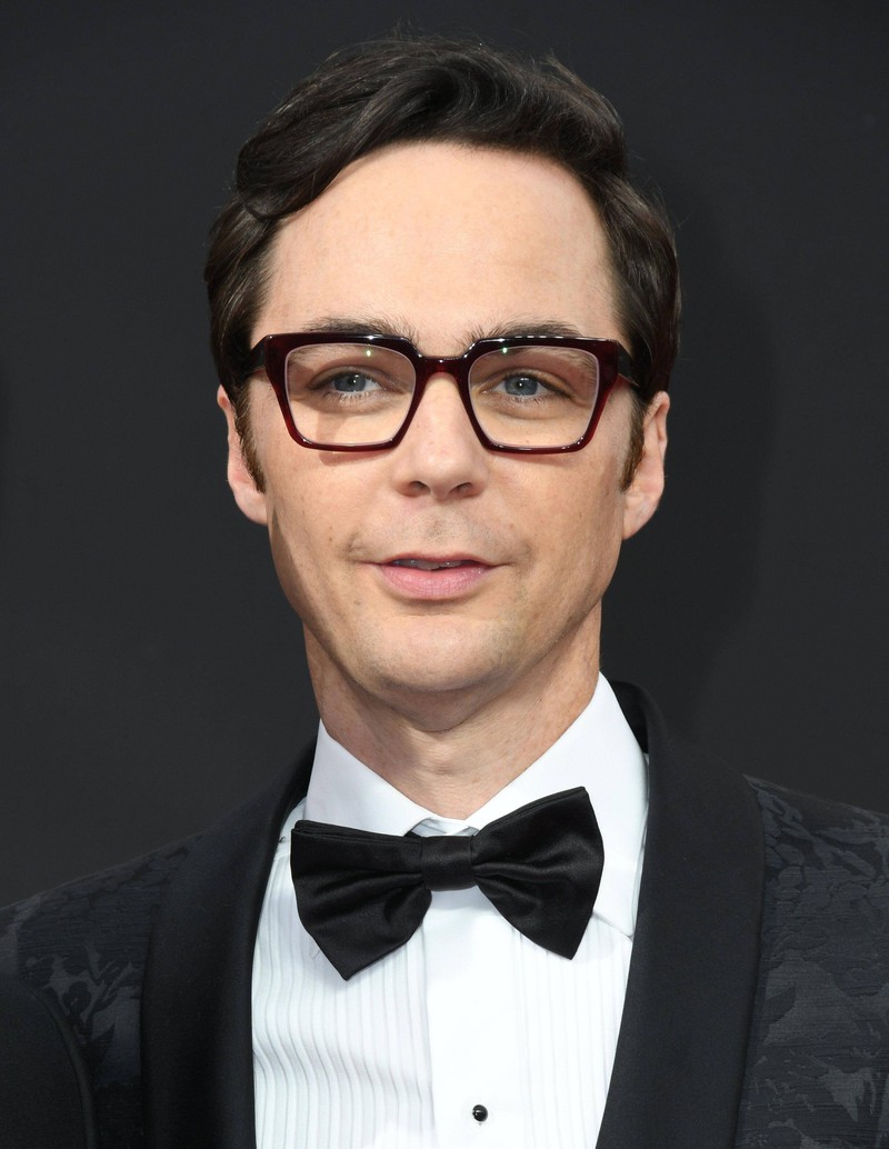 Jim Parsons looks quite different in comparison to his time as "Sheldon Cooper".