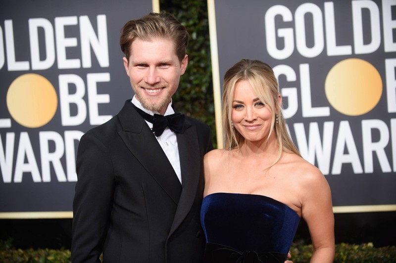 Kaley Cuoco is married to Karl Cook.