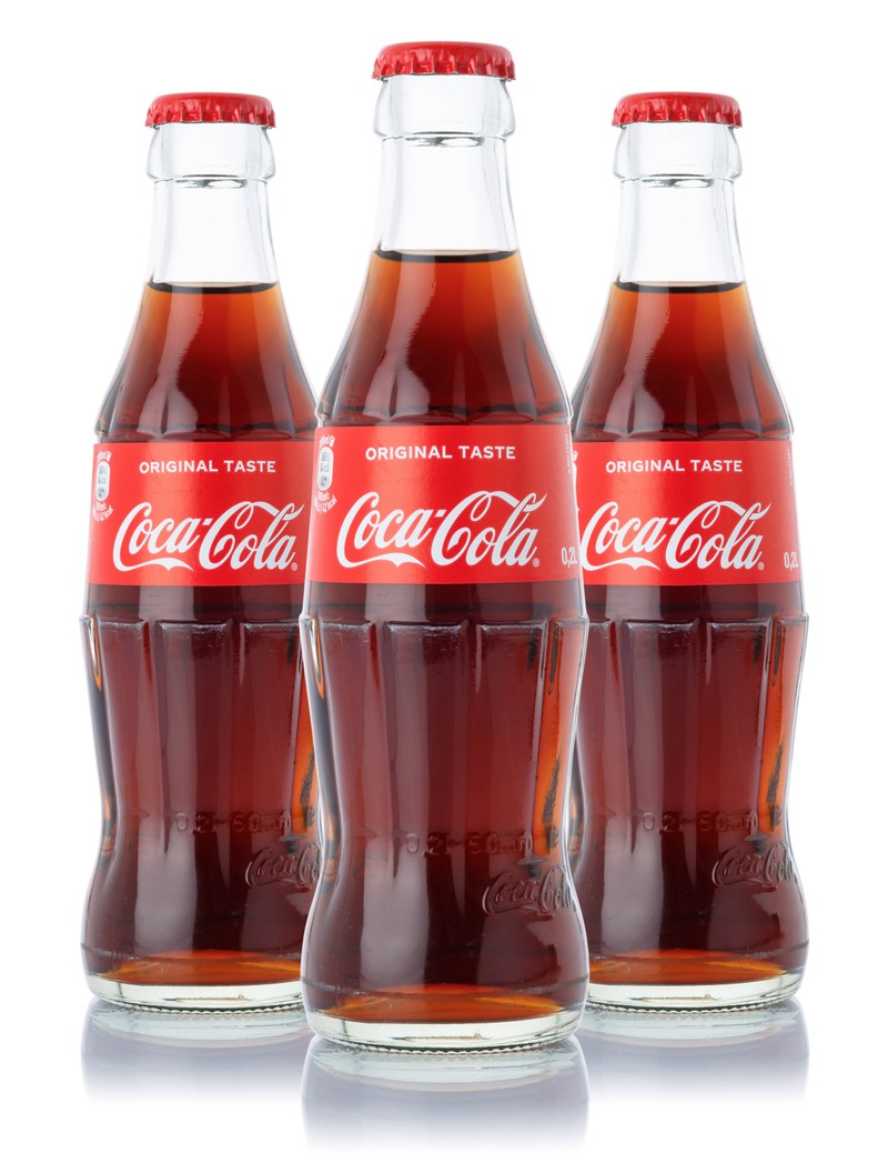 Many people still enjoy drinking the original Coca Cola.