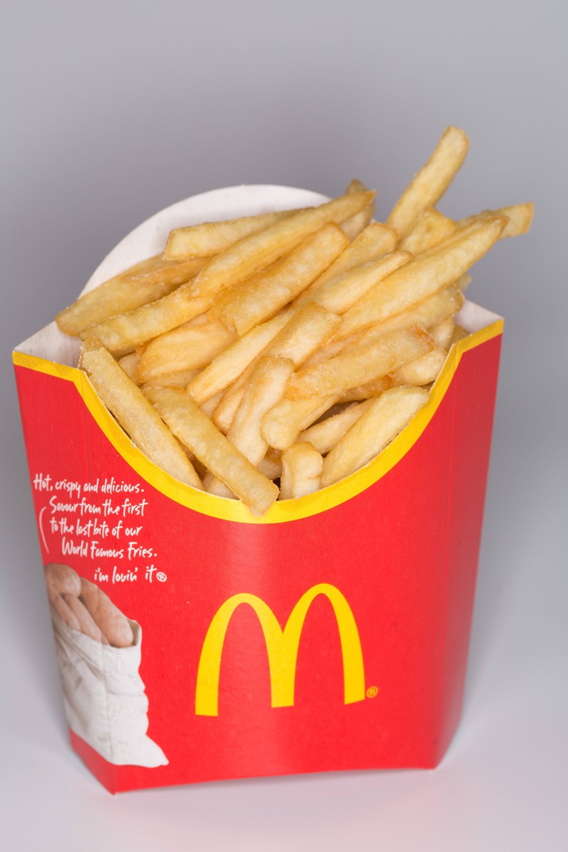 Other people believe the McDonald's french fries aren't supposed to be eaten in a certain way.