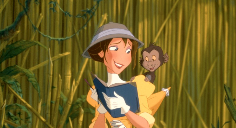 Tarzan's love interest Jane in the original movie.