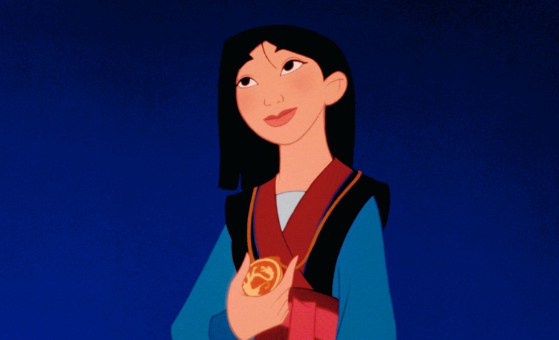 This is what Mulan looks like in the original "Mulan" movie.