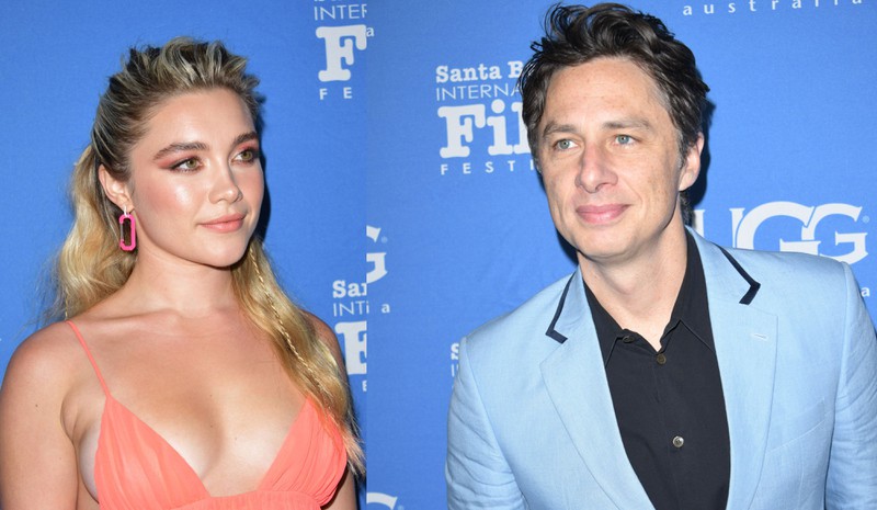 Florence Pugh and Zach Braff have an age gap of 21 years.