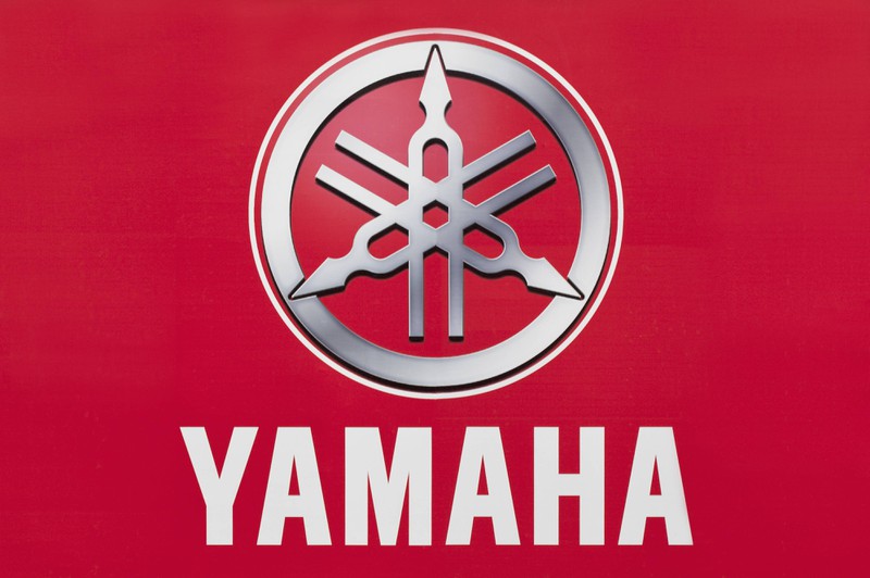 Yamaha is known for its musical instruments. In the logo are tuning forks
