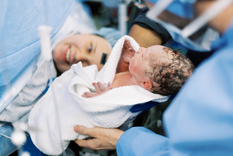 Some dads prioritize eating over being there for their partner while they're having a baby.