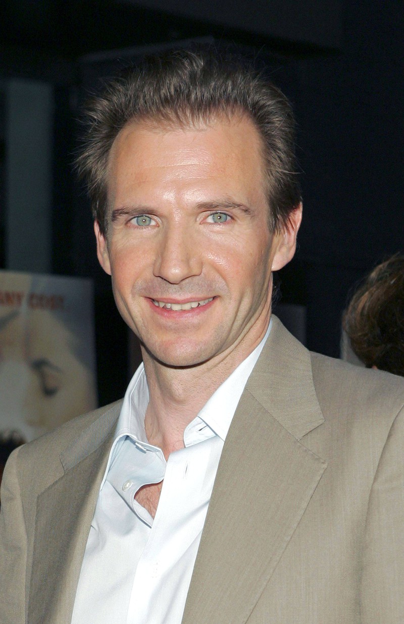 Behind the mask of Lord Voldemort is Ralph Fiennes.