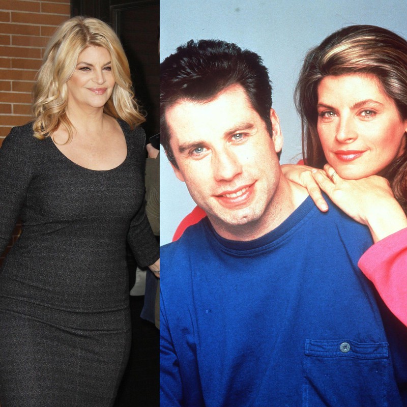 Kirstie Alley became famous with the movies: “Look Who’s Talking“.