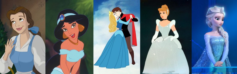 Disney princesses wear blue dresses for a good reason.
