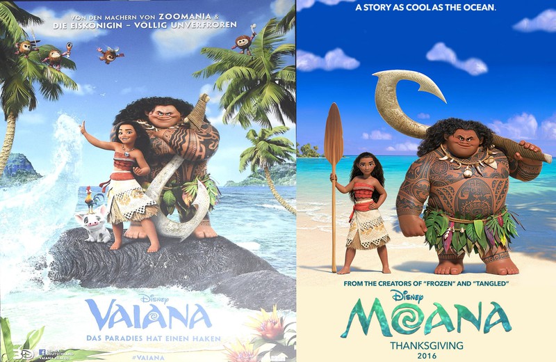 The original name of "Vaiana" was deliberately changed to avoid a parallel.