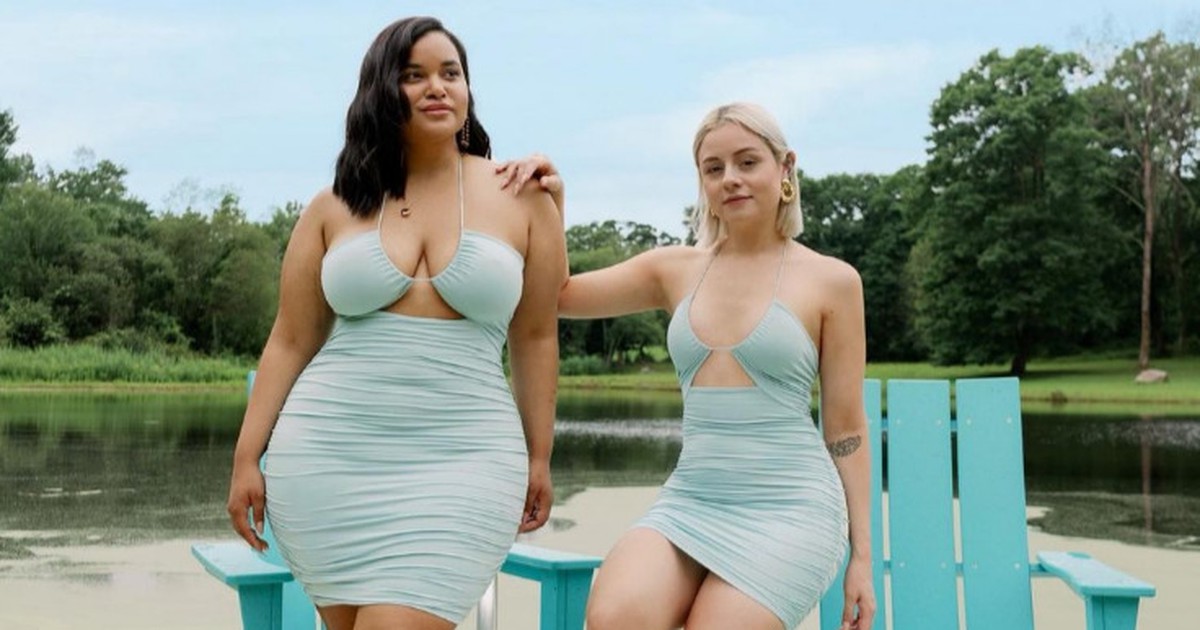 Two Women With Completely Different Bodies In The Same Outfit