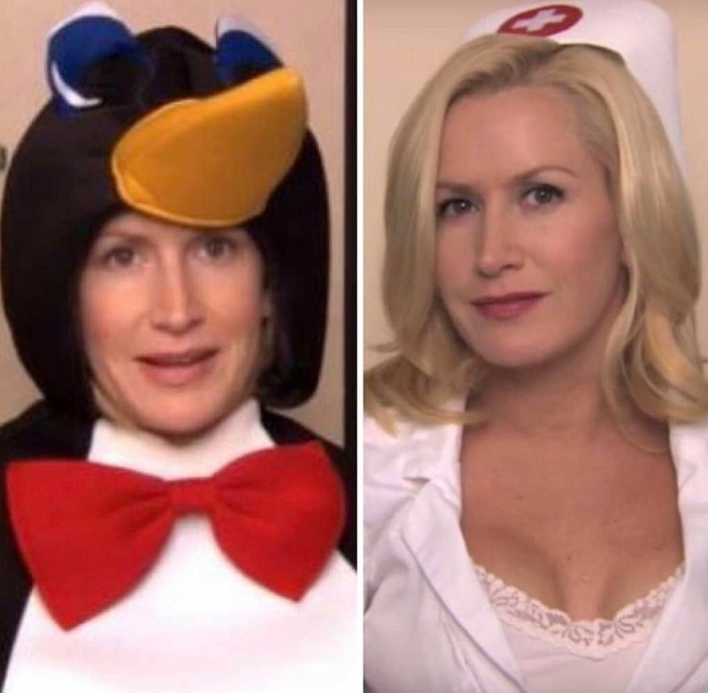 Adorable versus cute, this is the motto of the penguin and the nurse