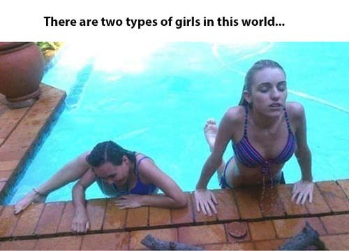 Two bathers who are however so different.