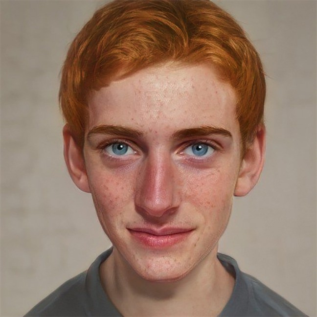 What would Ron look like according to the book?