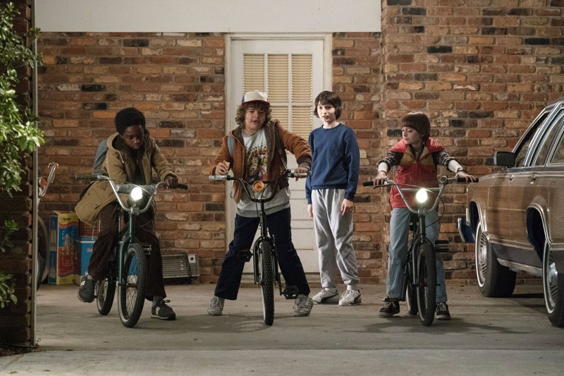 It shows the cast of the mystery series "Stranger Things". How have they changed since the first season?