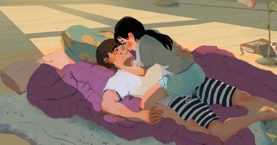 The Romantic Drawings Illustrate That True Love Lies In Small Gestures