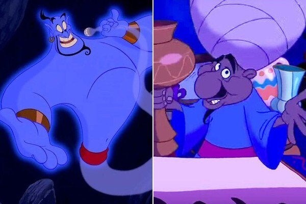 The Genie and the merchant are the same person