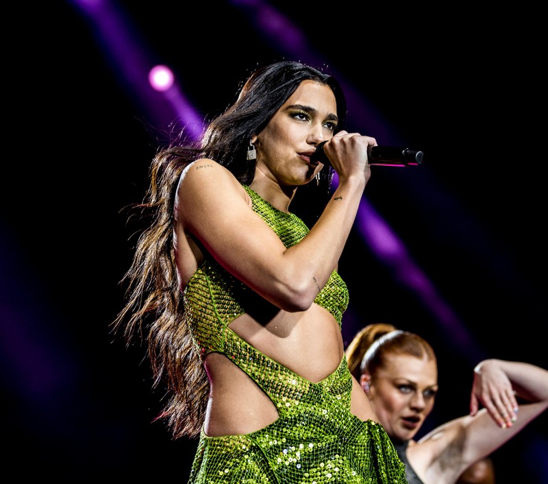Dua Lipa regularly chooses extravagant outfits both on stage and in her free time.