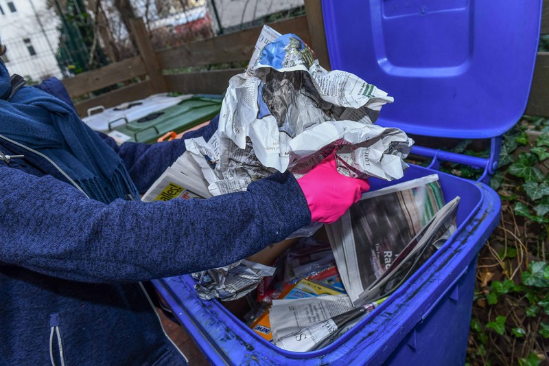 Wrap your wastes in newspaper against rotting smells
