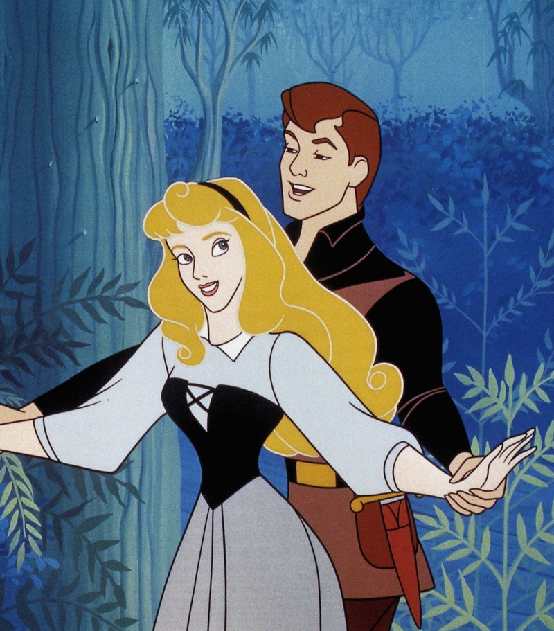 Sleeping Beauty was portrayed very thinly in early Disney films.