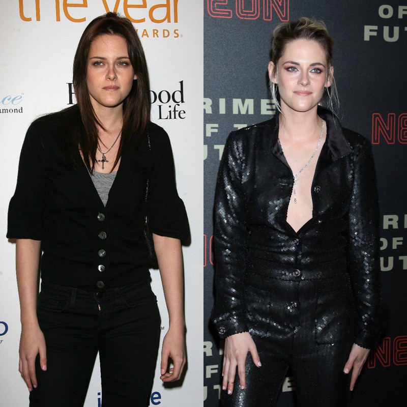 In the past, Kristen Stewart had the look of a little girl. Today, she has become a grown woman