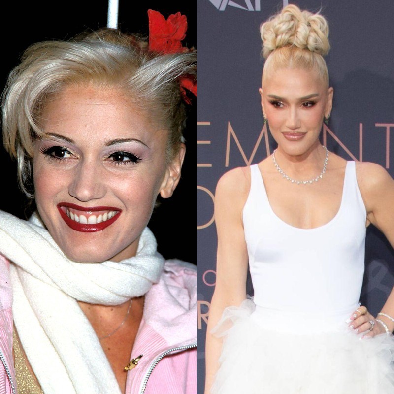 Singer Gwen Stefanie's looks have changed dramatically over the years.