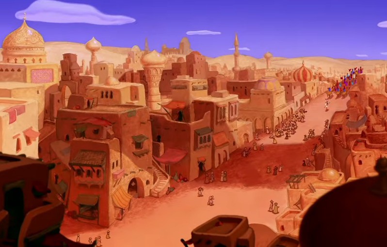 The city in "Aladdin"
